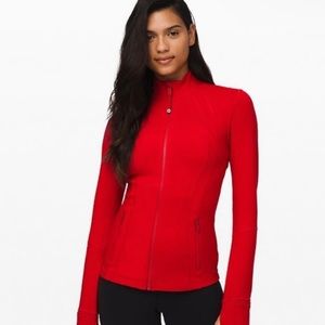 Red Lululemon Define Jacket